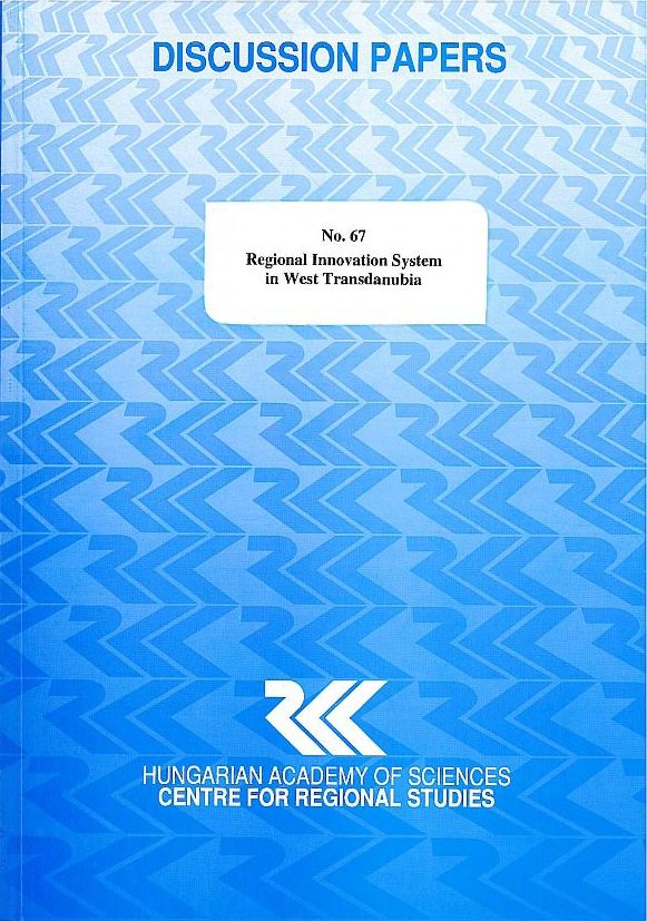cover_DP_Regional Innovation System in West Transdanubia